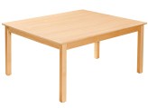 Tafel beuken rechthoekig 120 x 80 cm Tangara Groothandel voor de Kinderopvang Kinderdagverblijfinrichting